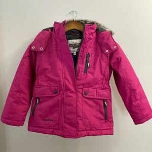 OshKosh B'gosh Fuchsia Zip-Up Winter Jacket Size 6
